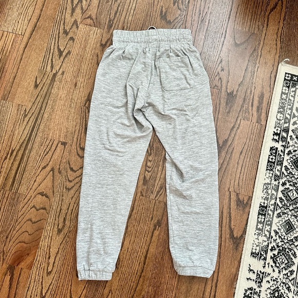Grey Heather High Waisted Joggers - Picture 5 of 7